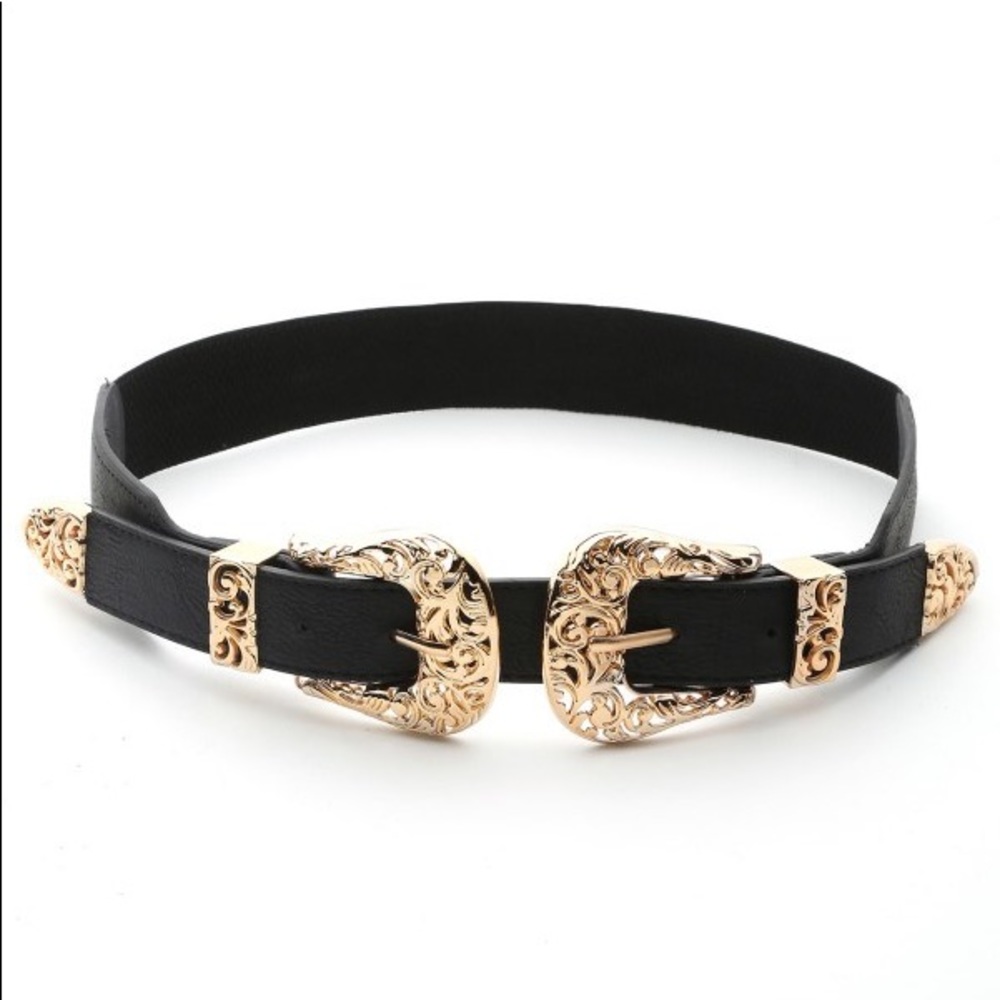 Double buckle belt